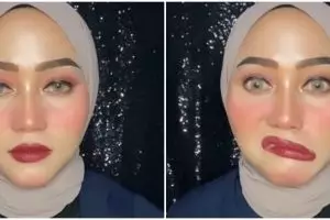 Wanita ini bagikan potret riasan saat pacaran vs sudah jadi mantan, parasnya beda 180 derajat