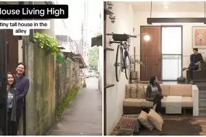 Pasangan milenial ini hidup nyaman di rumah minimalis di gang rawan banjir, intip 9 potret interiornya