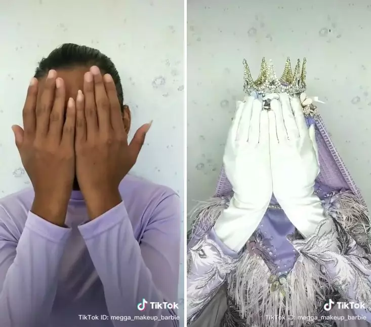 remaja dirias barbie © TikTok remaja dirias barbie © TikTok