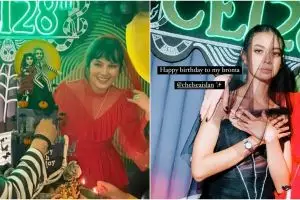 Gaya 9 seleb hadiri ulang tahun Chelsea Islan, penampilan Vidi Aldiano disebut mirip Pak Tarno