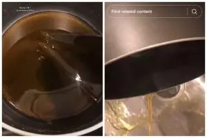 Tak perlu dicongkel dengan sendok atau pisau, ini cara bersihkan sisa gula di panci