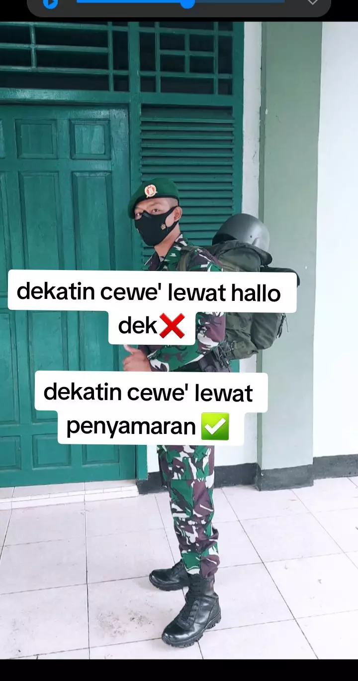 kisah cinta personel TNI TikTok