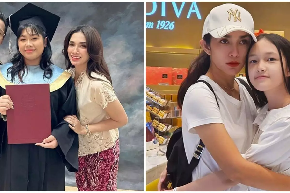 7 Potret Andhika Pratama & Ussy Sulistyawati hadir di wisuda anak, penampilan Ussy bikin salah fokus