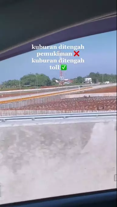 potret pemakaman di tengah jalan tol TikTok potret pemakaman di tengah jalan tol TikTok