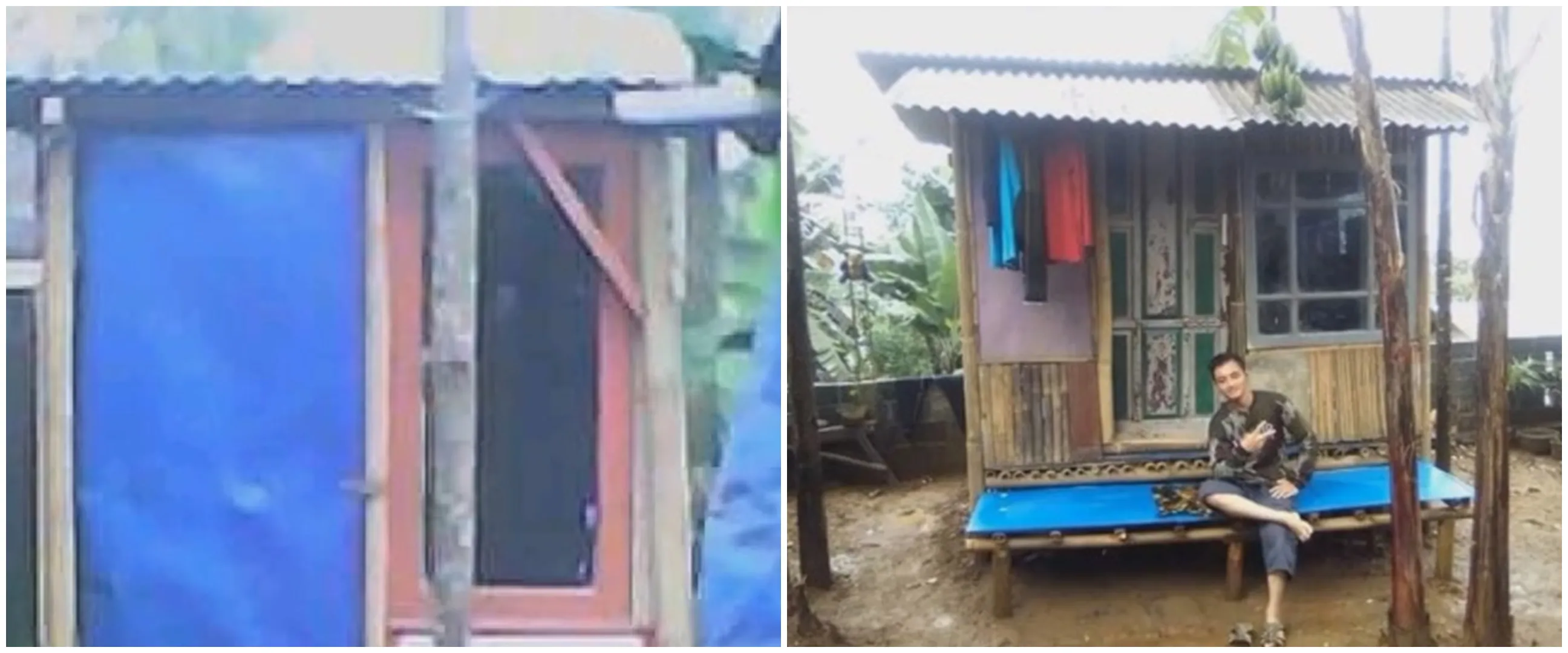 6 Potret kamar bambu sederhana usai disulap jadi hunian dua lantai ini bikin lupa fasad bangunan asli