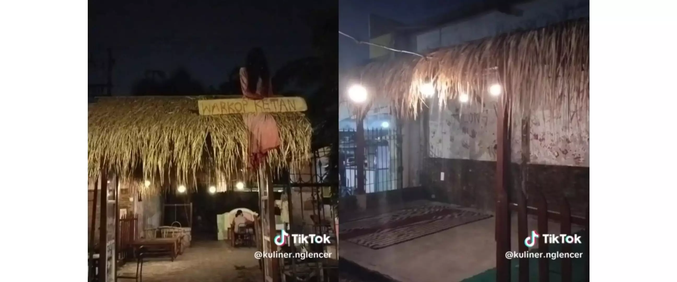 Jauh dari kesan estetik, warung kopi dengan desain horor ini auto bikin merinding