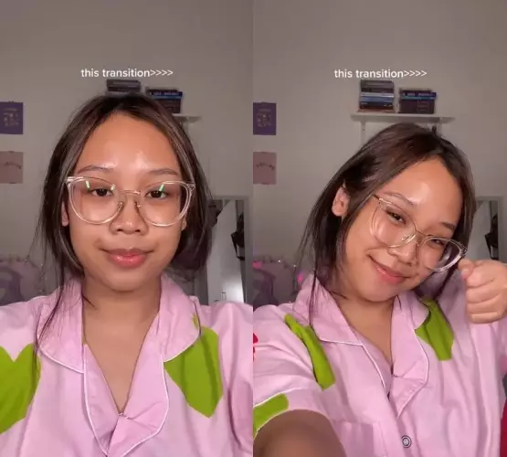 Gadis polos rias Korean look © TikTok