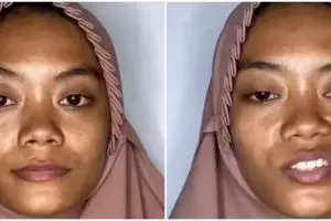 Tampil manglingi ala bad girl, transformasi wanita berkulit sawo matang usai dandan ini bikin bengong