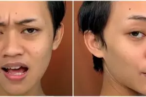 Transformasi cowok usai rias wajahnya ini bikin melongo, cewek yang lihat jadi autoinsecure