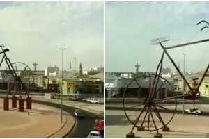 Heboh sepeda raksasa disebut peninggalan Nabi Adam di Arab Saudi, ini fakta menariknya