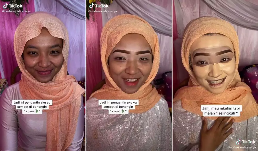 makeup pengantin sunda bikin mantan nyesel © TikTok