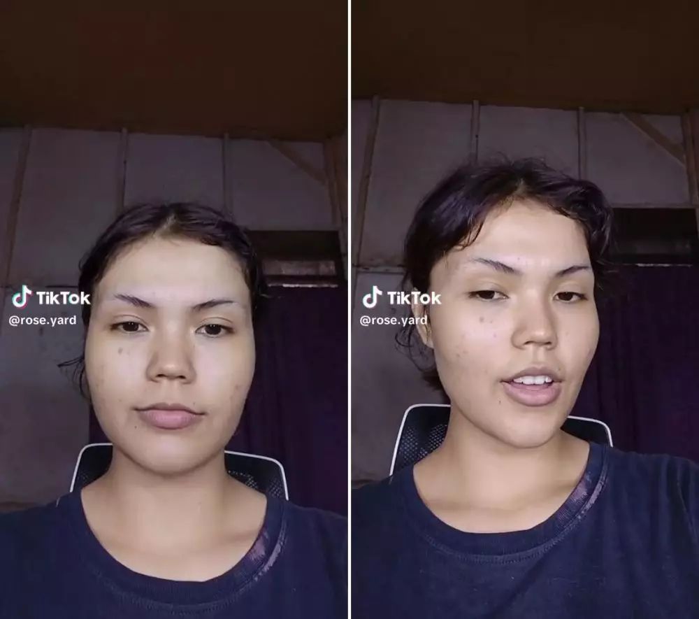 transformasi makeup look anime © TikTok transformasi makeup look anime © TikTok