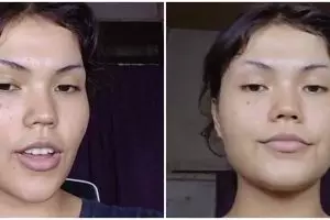 Transformasi wanita makeup dengan look anime ini hasilnya kayak karakter di game, perubahannya ajaib