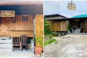 Cuma beralaskan semen, 9 potret rumah bambu bernuansa tropis ini dalamnya bikin nyaman banget