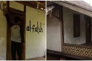 9 Potret rumah panggung berbilik bambu di tengah desa, interior huniannya di luar dugaan