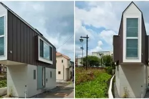 Rumah super ramping ini dari luar nampak sesak, ini 11 potret dalamnya yang bikin melongo