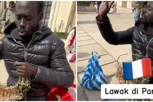 Viral pedagang souvenir di Prancis fasih bahasa Indonesia, bisa ngelawak juga