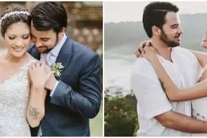 Momen pernikahan 5 seleb dipersunting bule Australia, Adinia Wirasti pakai adat Jawa