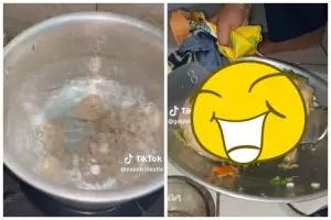 Niat meniru resep seblak cobek 'Rafael Tan', hasil masakan warganet ini malah bikin ngelus dada