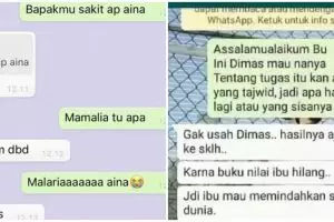 11 Chat kocak murid dan guru yang membingungkan, niscaya bikin Menteri Pendidikan minta direshuffle