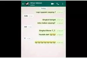 11 Chat lucu dengan pacar yang cuek abis, pengen seru-seruan tapi malah garing