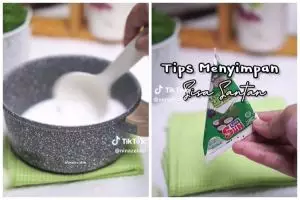 Cara jitu menyimpan sisa santan agar awet dan tak menggumpal