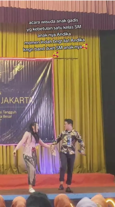 Andika Kangen band duet bareng anak © berbagai sumber