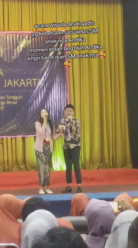 Andika Kangen band duet bareng anak © berbagai sumber