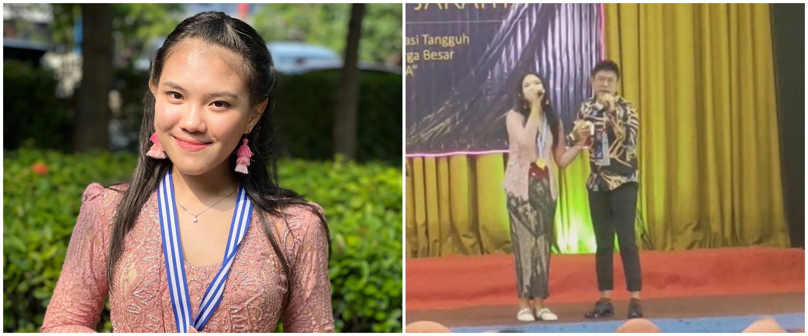 Momen Andika Kangen Band duet bareng anak saat acara wisuda SMP, kebersamaannya bikin haru