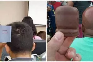 11 Potret kocak momen kebetulan di foto dari belakang ini bikin tepuk jidat