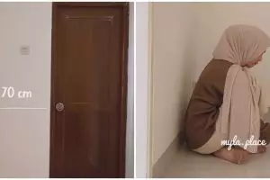 Makeover dinding low budget modal Rp 100 ribuan ini hasilnya bikin ruangan jadi estetik