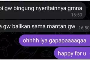 13 Chat lucu pacar minta putus ini drama banget, bikin nyengir padahal mah nangis di pojokan