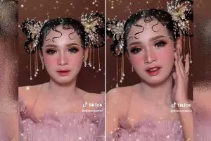 Bukti makeup bikin glowing, potret wajah wanita sebelum dirias ini disangka cuma gimmick