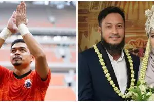 7 Momen pernikahan Amalia Fujiawati eks istri siri Bambang Pamungkas, digelar sederhana di KUA