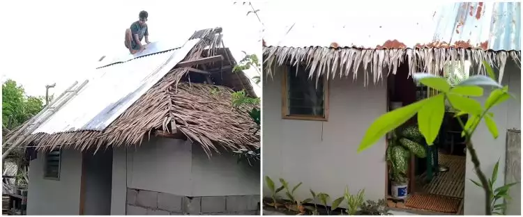 Jangan lihat dari luarnya saja, 10 potret rumah bambu beratap daun kelapa ini interiornya bak vila