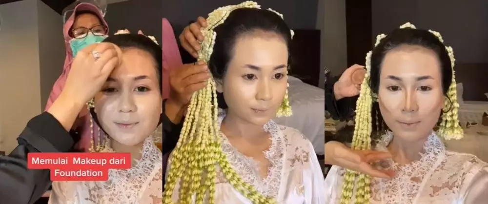 Potret wanita dirias MUA jadi pengantin Sunda mirip Sandra Dewi © 2023 brilio.net