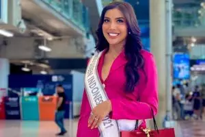 Potret Millen Cyrus di ajang Miss International Queen, penampilannya pakai kostum Dewi Suhita dipuji