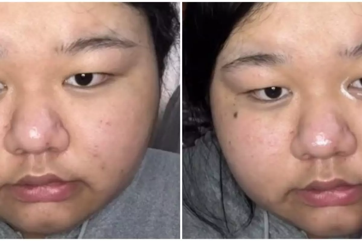 Makeup bikin wajah berubah drastis, wanita pipi tembem dandan ala Douyin ini hasilnya susah dipercaya