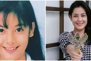 Dijuluki vampirnya Indonesia, 7 potret Lulu Tobing usia 20an vs 40an ini bukti wajahnya menolak tua