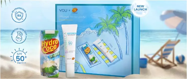 Diproduksi secara terbatas, YOU Beauty X Hydro Coco kolaborasi eksklusif luncurkan sunscreen