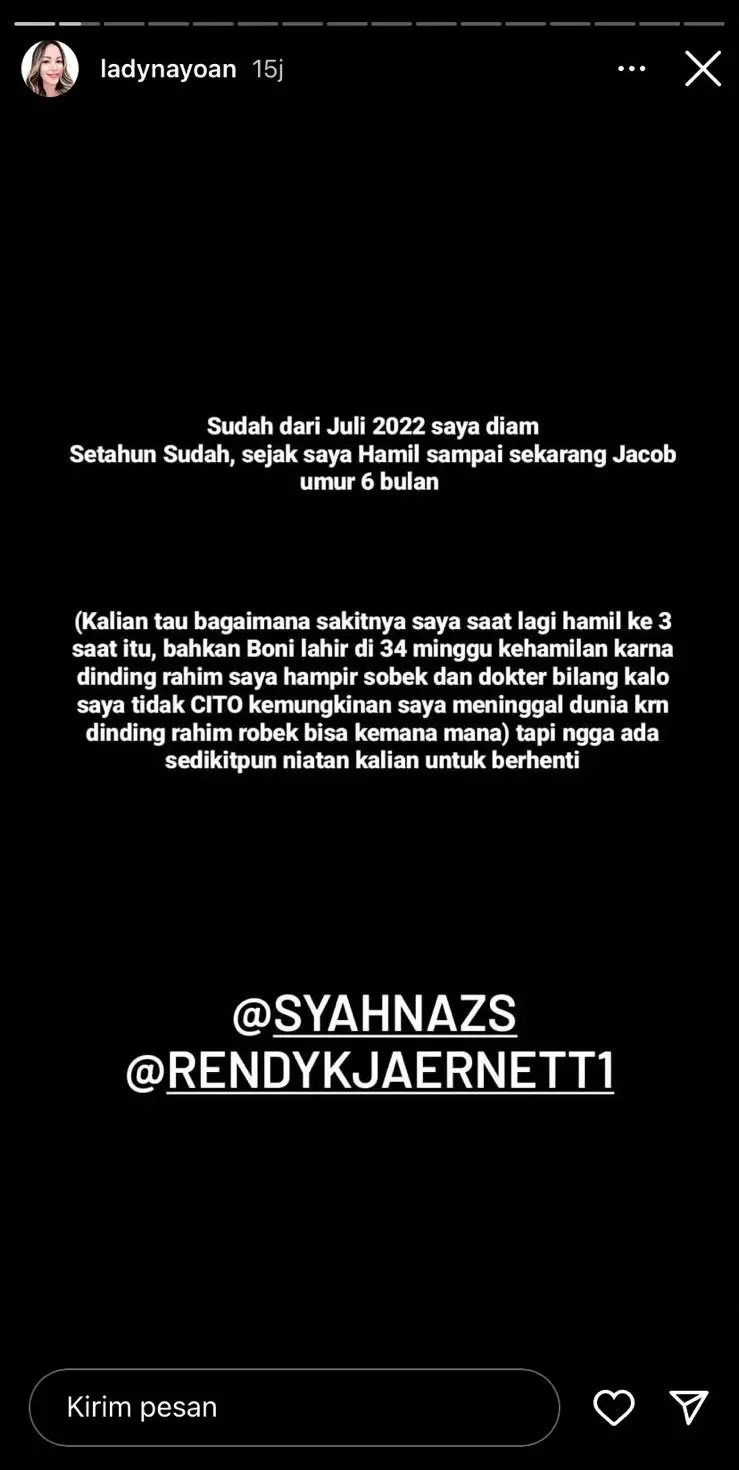 dugaan perselingkuhan syahnaz dan rendy © instagram dugaan perselingkuhan syahnaz dan rendy © instagram