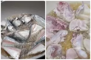 Tanpa tepung atau jahe, ini trik goreng ikan dan ayam agar minyaknya tak meletup pakai 1 bumbu dapur