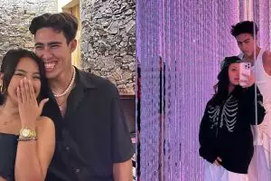 9 Momen maternity shoot Jennifer Coppen dan Dali Wassink, kompak pakai busana Bali