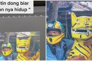 Pria ini minta fotonya diedit biar hewannya bisa hidup, hasilnya justru bikin ngakak kenceng