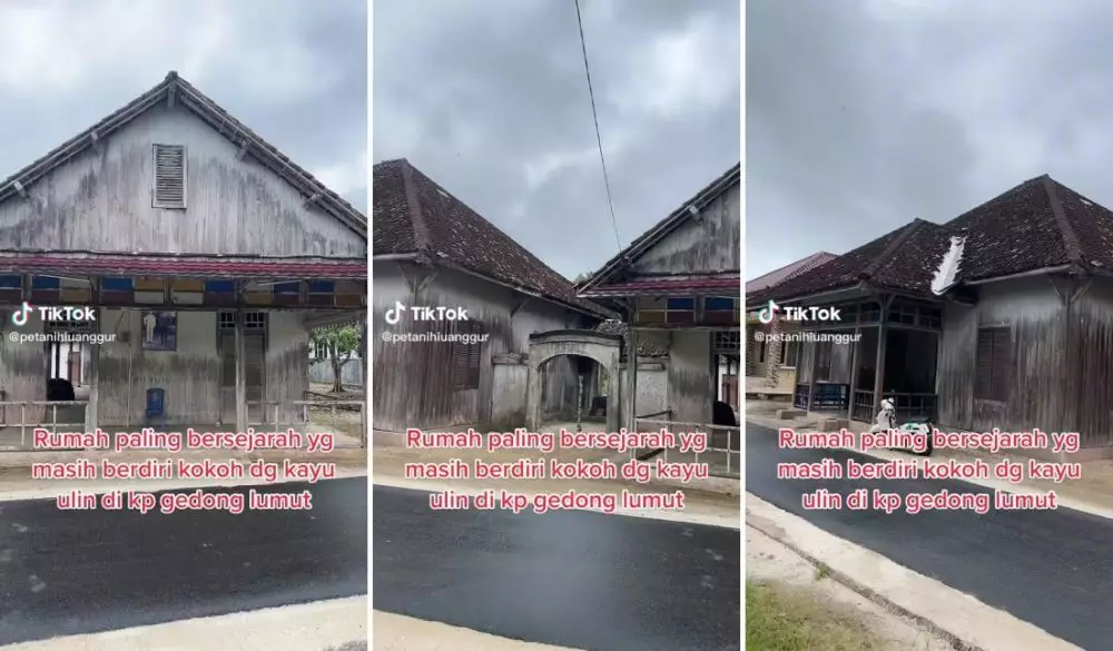 rumah berusia 1 abad © TikTok