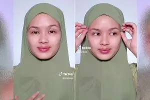 Dibilang mirip Dinda Hauw, transformasi wanita makeup ala pengantin modern ini bikin kesengsem