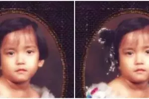 Gadis cilik di foto ini gedenya jadi bintang FTV, kini pilih tinggalkan ibukota usai dinikahi TNI