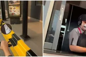 Niat hati ngeprank pakai bahasa Thailand saat pesan drive thru, tanggapan pelayan ini malah kocak abis