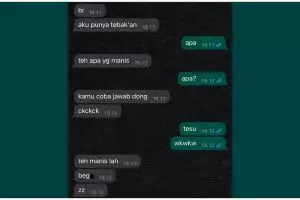 13 Chat lucu obrolan orang pacaran ini absurd abis, bacanya bikin dahi berkerut