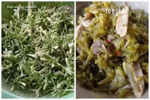 Bukan pakai garam atau asam jawa, ini trik hilangkan pahit pada bunga pepaya pakai 1 jenis daun